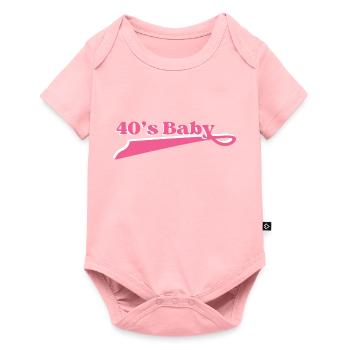 Year 40 baby - Baby Premium short-sleeve bodysuit - rose - Front