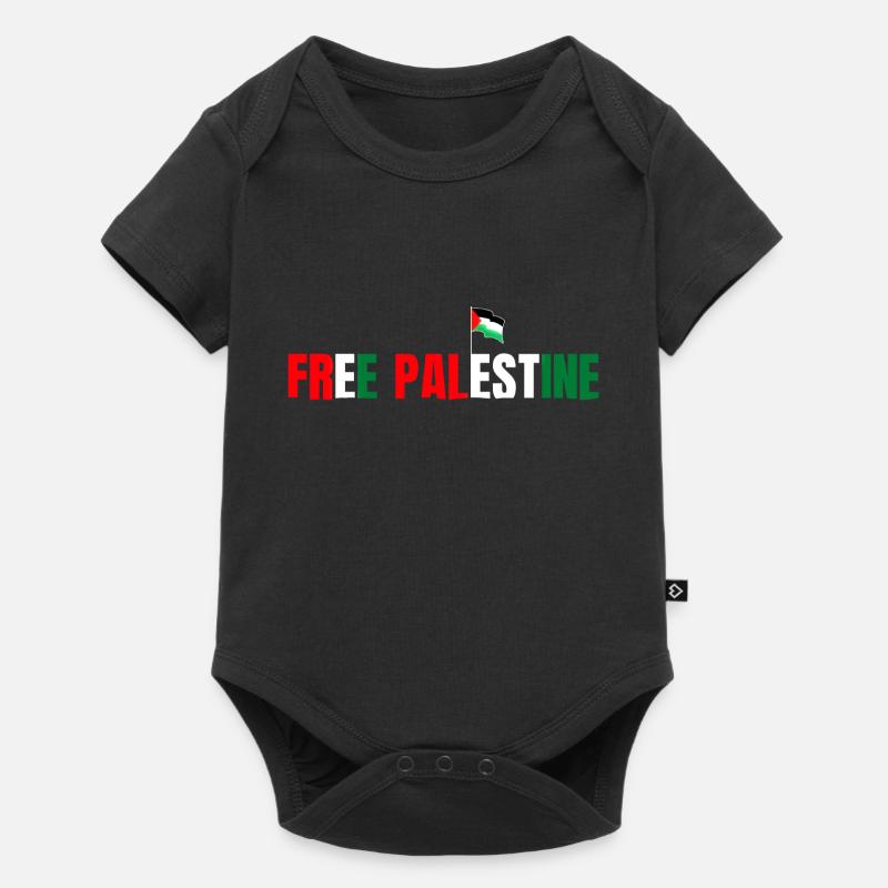 Palestine libre - Body à manches courtes Premium Bébé - noir
