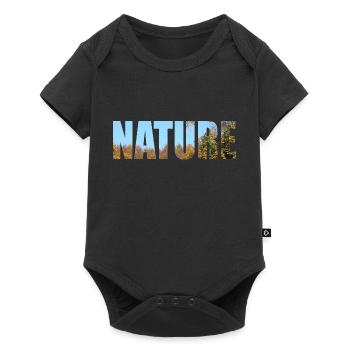 Nature - Body à manches courtes Premium Bébé - noir - Devant