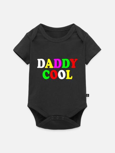 Daddy cool - Baby Premium Kurzarmbody - Schwarz