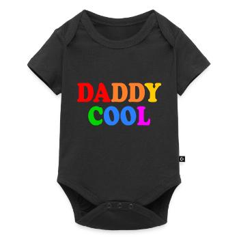 Daddy cool - Baby Premium short-sleeve bodysuit - black - Front