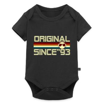Since 93 - Body à manches courtes Premium Bébé - noir - Devant