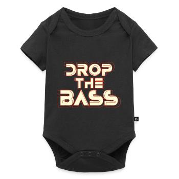 Drop the Bass Music Lover Statement - Baby Premium short-sleeve bodysuit - black - Front