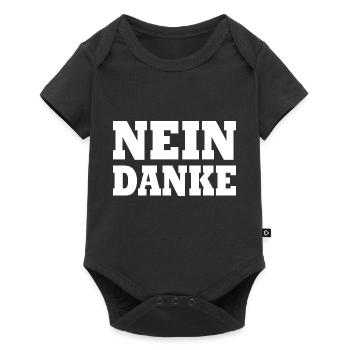 Nein danke - Baby Premium Kurzarmbody - Schwarz - Vorne