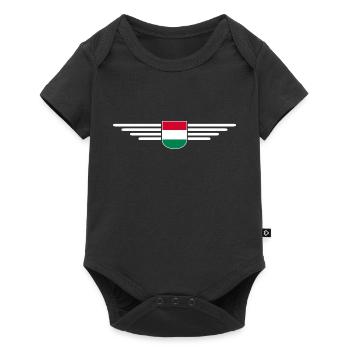 Hungary Fan, Outfit T Shirt Design - Baby Premium short-sleeve bodysuit - black - Front