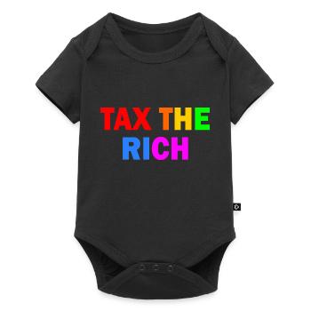 Tax the rich - Body à manches courtes Premium Bébé - noir - Devant