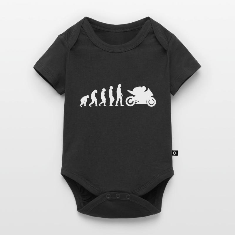 Motorrad Evolution Baby Premium Kurzarmbody