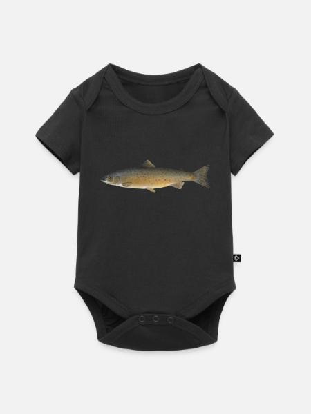 Salmon 2 - Body à manches courtes Premium Bébé - noir