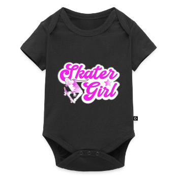 Skater Girl for Skater Girls - Baby Premium short-sleeve bodysuit - black - Front