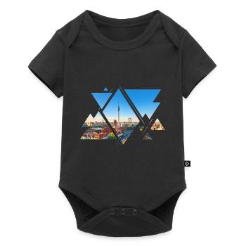 Berlin Germany Skyline TV Tower City City - Baby Premium short-sleeve bodysuit - black - Front