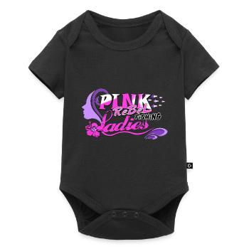 Femmes pêcheurs - Body à manches courtes Premium Bébé - noir - Devant