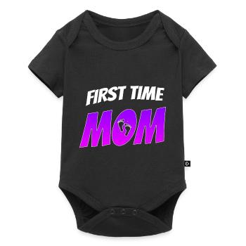 Maman Mère Enceinte - Body à manches courtes Premium Bébé - noir - Devant