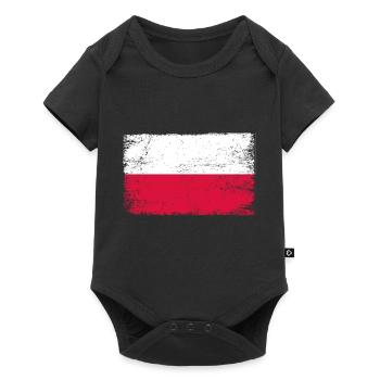 Pologne Drapeau polonais pour les patriotes - Body à manches courtes Premium Bébé - noir - Devant