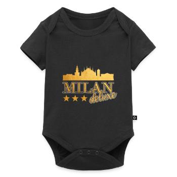 Milan Milan Italy City Skyline Home Love - Baby Premium short-sleeve bodysuit - black - Front