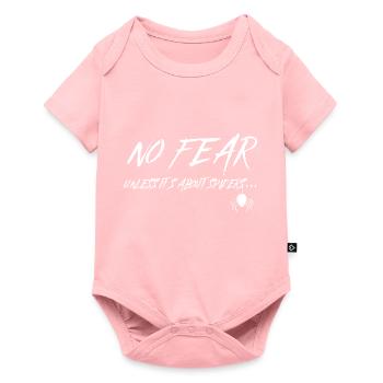Pas de peur - Body à manches courtes Premium Bébé - rose - Devant