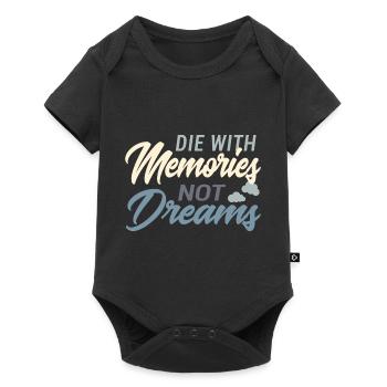 Le rêve avec des souvenirs - Cadeau de la Saint-Valentin - Body à manches courtes Premium Bébé - noir - Devant