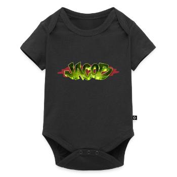 Nom de Jacob Graffiti - Body à manches courtes Premium Bébé - noir - Devant