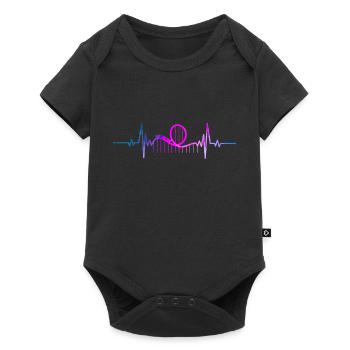 Roller coaster Space Heartbeat For Amusement Park - Baby Premium short-sleeve bodysuit - black - Front