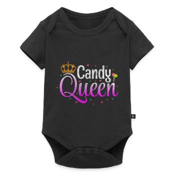 Candy Cupcake Lollipop - Body à manches courtes Premium Bébé - noir - Devant