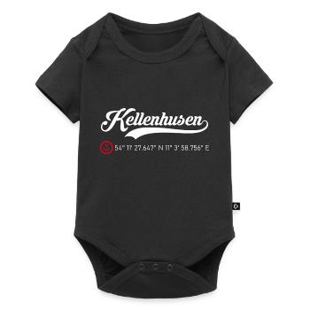 Kellenhusen Koordinaten - Baby Premium Kurzarmbody - Schwarz - Vorne