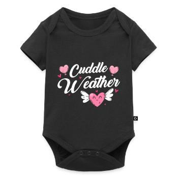 Love hug children - Baby Premium short-sleeve bodysuit - black - Front