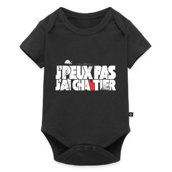 J'peux pas J'ai Chantier - Body à manches courtes Premium Bébé - noir - Devant