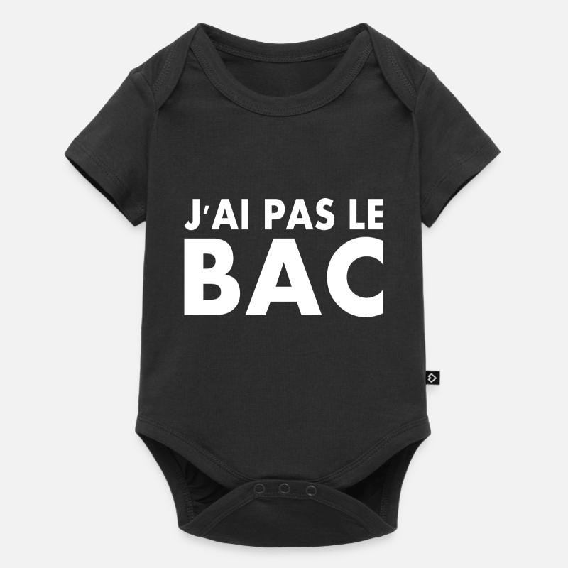 j'ai pas le bac - Body à manches courtes Premium Bébé - noir