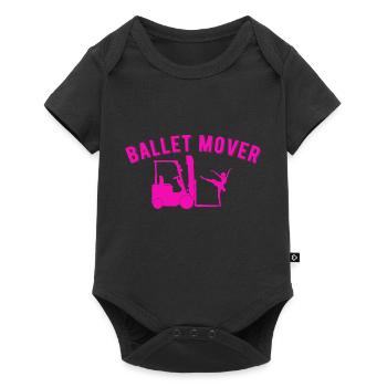 Forklift Operator Funny Gag Joke Forklift - Baby Premium Kurzarmbody - Schwarz - Vorne