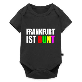 Frankfurt ist bunt - Baby Premium Kurzarmbody - Schwarz - Vorne