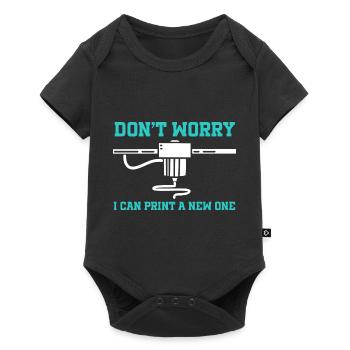 I Just Reprint It - 3D Printer 3D Printing - Baby Premium short-sleeve bodysuit - black - Front