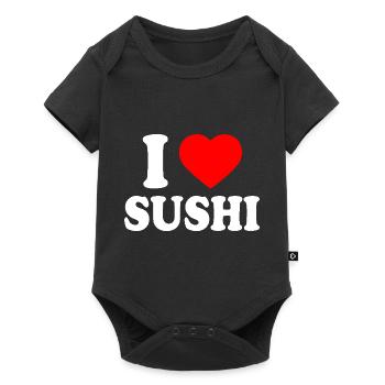 I love sushi - Baby Premium short-sleeve bodysuit - black - Front