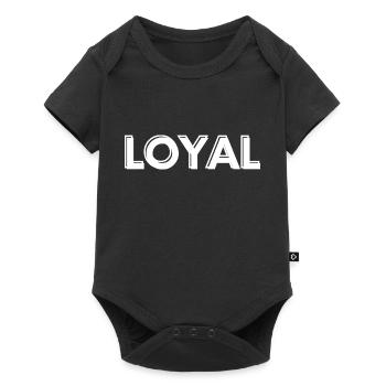 Loyauté loyale - Body à manches courtes Premium Bébé - noir - Devant