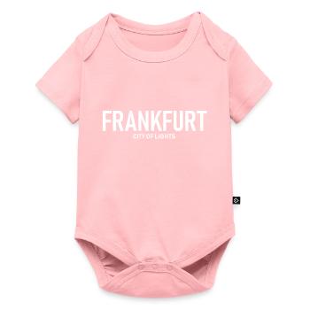 Frankfurt - City of Lights - Nightlife - Baby Premium short-sleeve bodysuit - rose - Front