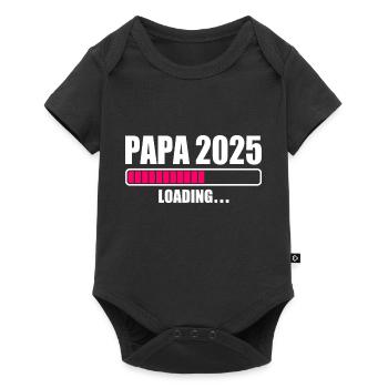 Papa 2025 - Body à manches courtes Premium Bébé - noir - Devant