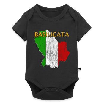 Basilicata - Baby Premium short-sleeve bodysuit - black - Front