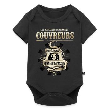 Meilleurs couvreurs - Body à manches courtes Premium Bébé - noir - Devant