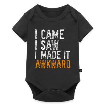 I Came, I Saw, I Made It Awkward - Baby Premium short-sleeve bodysuit - black - Front