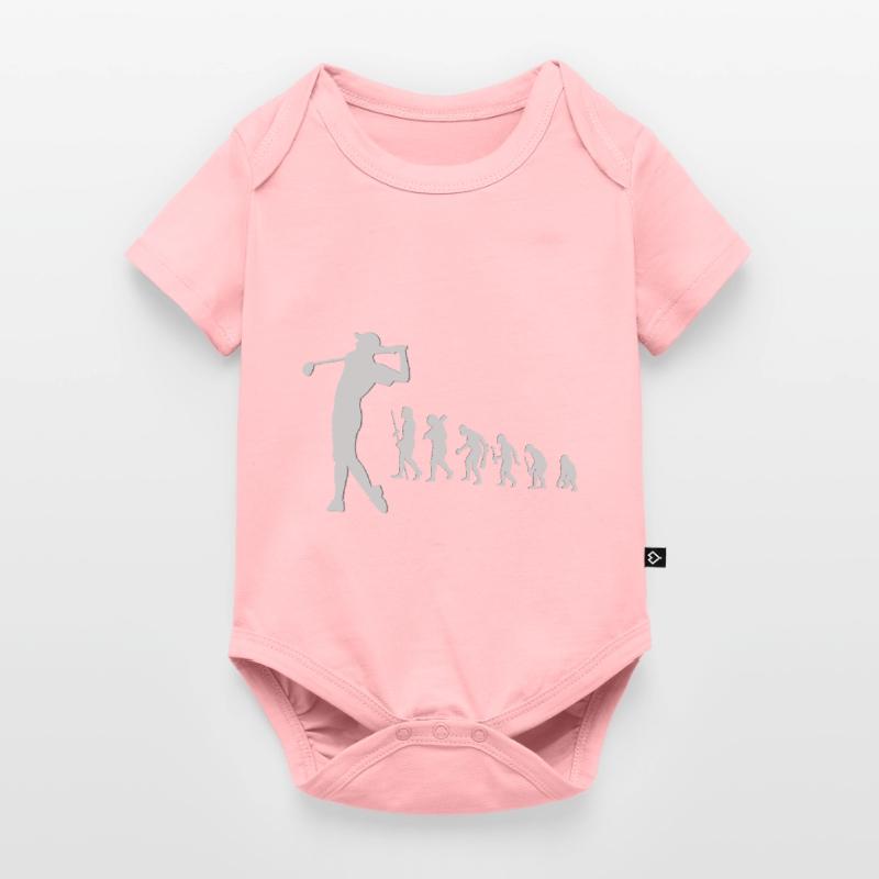 Evolution Golfeur Evolution Evolution Age de Pierre Body à manches courtes Premium Bébé