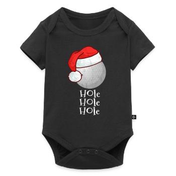 Golf Christmas Gift Sport Funny Ball - Baby Premium short-sleeve bodysuit - black - Front