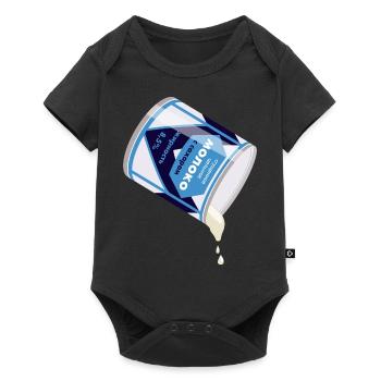 Russe laiteuse T-shirt Sgoschenka russien - Body à manches courtes Premium Bébé - noir - Devant
