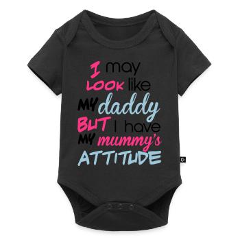 Kids - Baby Premium short-sleeve bodysuit - black - Front
