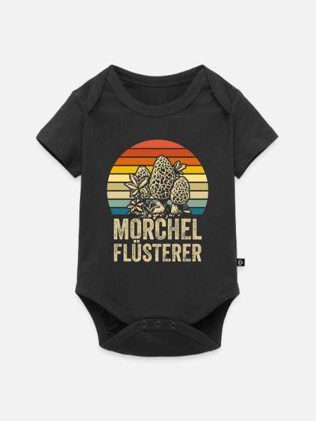 Morchel Flüsterer - Baby Premium Kurzarmbody - Schwarz