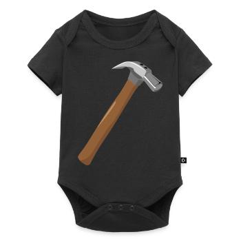 marteau - Body à manches courtes Premium Bébé - noir - Devant