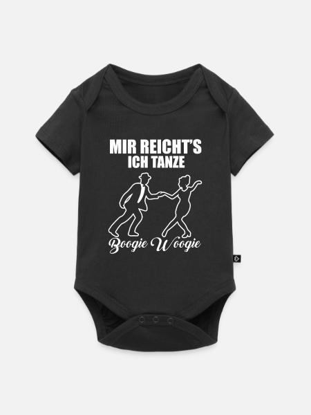 Boogie Woogie Tanzen Tänzer Geschenk - Baby Premium Kurzarmbody - Schwarz