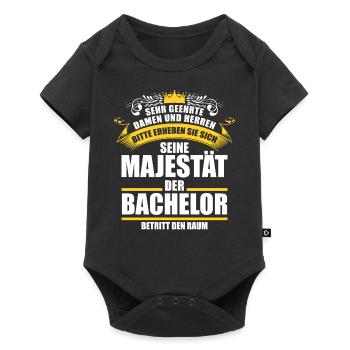 Bachelor 2020 Abschluss Geschenk - Baby Premium Kurzarmbody - Schwarz - Vorne