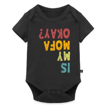 Moped gift idea - Baby Premium short-sleeve bodysuit - black - Front