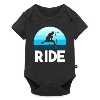 Ride Stunt Scooter Boys Scooter Scooter Boys - Baby Premium short-sleeve bodysuit - black - Front