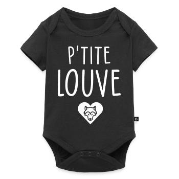 humour / petite louve - Body à manches courtes Premium Bébé - noir - Devant