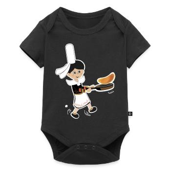 Breton crepe maker - Baby Premium short-sleeve bodysuit - black - Front