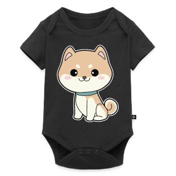 Shiba Inu - Baby Premium short-sleeve bodysuit - black - Front